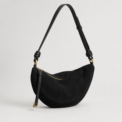 Ottershaw Suede Sling in black