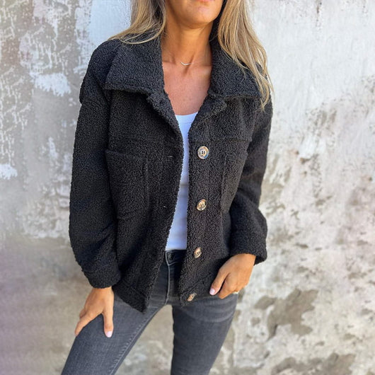 Lena | Kuschelige Jacke mit Innenfutter Damen