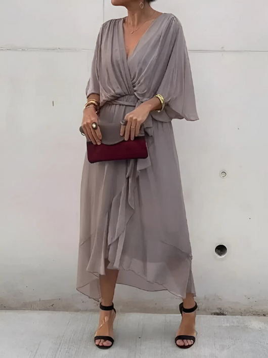 Sylvia | Wickel-Midikleid – Lässiges Kleid