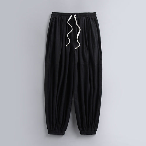 Riviera Weite Leinenhose im Palazzo-Stil