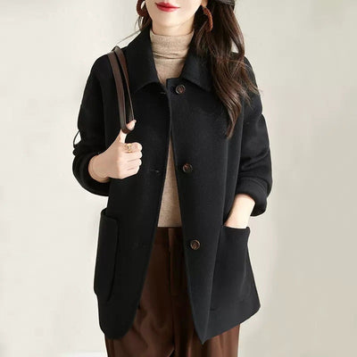 Harlow Oversized Mantel aus Wollmischung