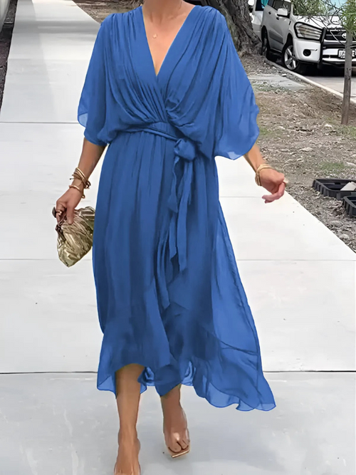 Sylvia | Wickel-Midikleid – Lässiges Kleid