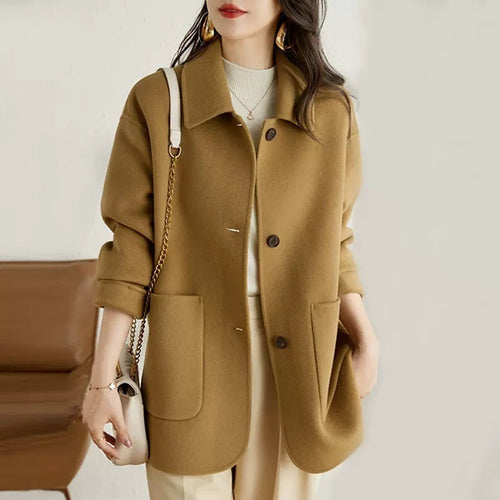 Harlow Oversized Mantel aus Wollmischung
