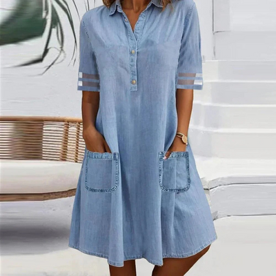 Emmeline | Jeans-Minikleid – Lässiges Kleid
