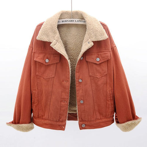 Brennan Jeansjacke mit Sherpa-Futter