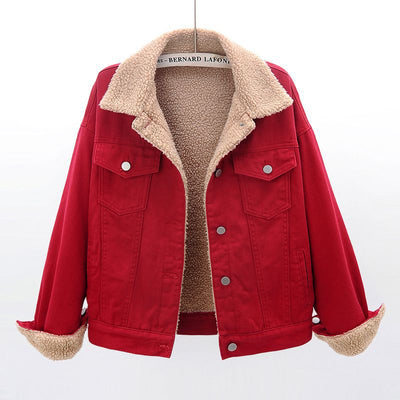 Brennan Jeansjacke mit Sherpa-Futter