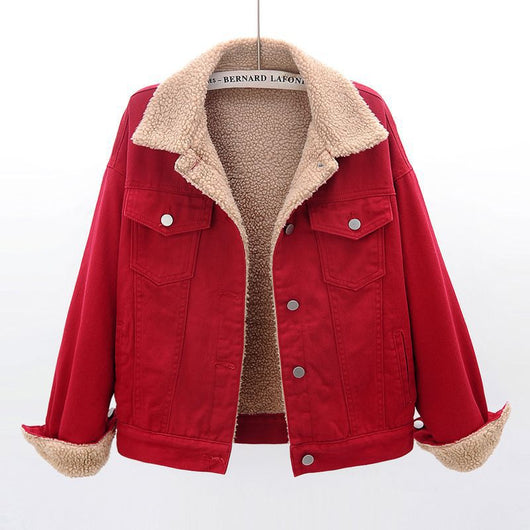 Brennan Jeansjacke mit Sherpa-Futter