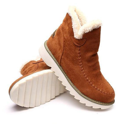 Elfriede | Damen Slip On Stiefeletten Mit Plateau Und Nahtdetails