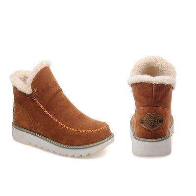 Elfriede | Damen Slip On Stiefeletten Mit Plateau Und Nahtdetails