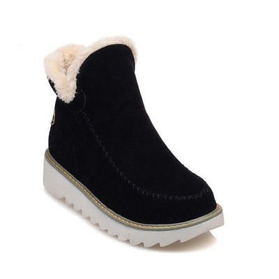 Elfriede | Damen Slip On Stiefeletten Mit Plateau Und Nahtdetails