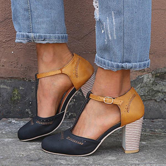 Janet Pumps mit Blockabsatz