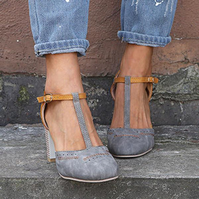 Janet Pumps mit Blockabsatz
