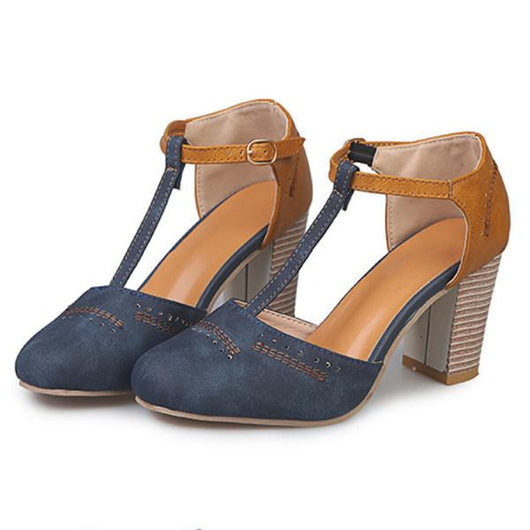 Janet Pumps mit Blockabsatz