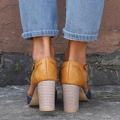 Janet Pumps mit Blockabsatz