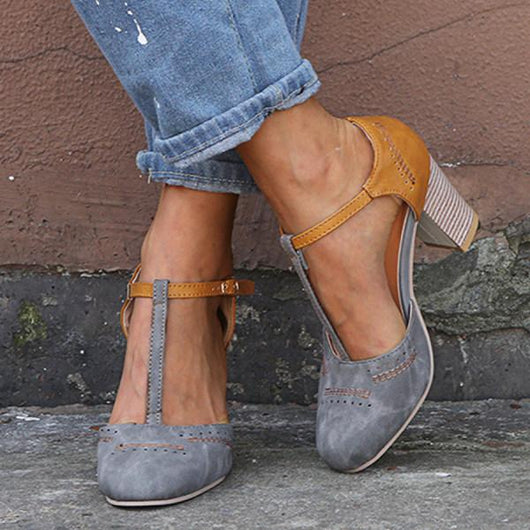 Janet Pumps mit Blockabsatz