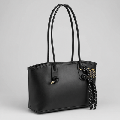 Kelvedon Knot Strap Bag in black