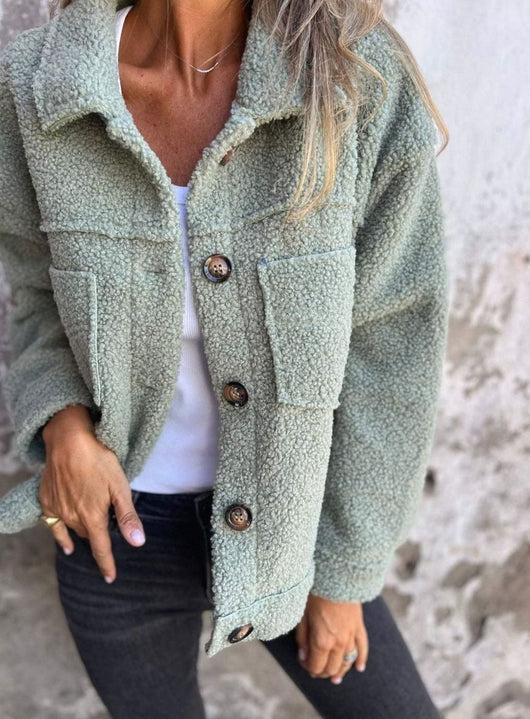 Marie | Kuschelige Innenfutter Damen Jacke in lockerer Passform