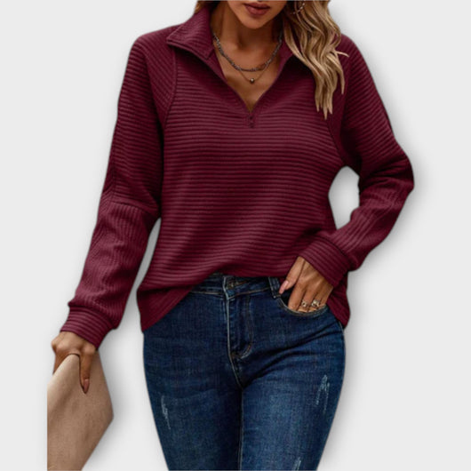 Chrystah Lässiger Strickpullover