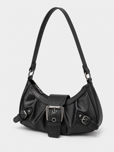 Locksley Buckle Baguette in black