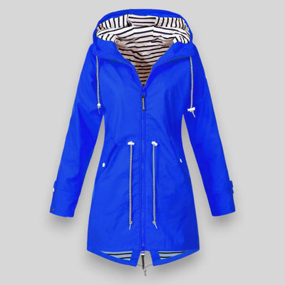 Lena | Damen Winterjacke mit Kapuze und Reißverschlüssen