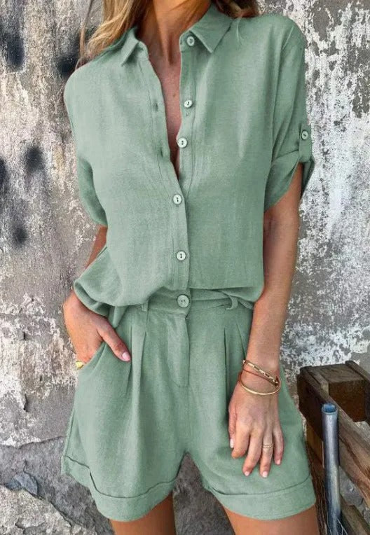 Jamie Leichtes Shorts-und-Top-Set