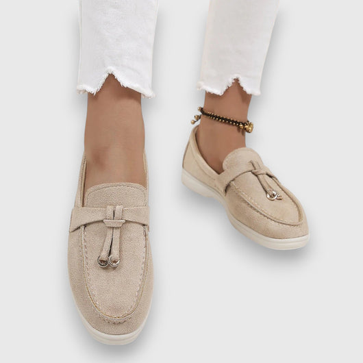 Pippa Wildleder-Loafer mit Quasten
