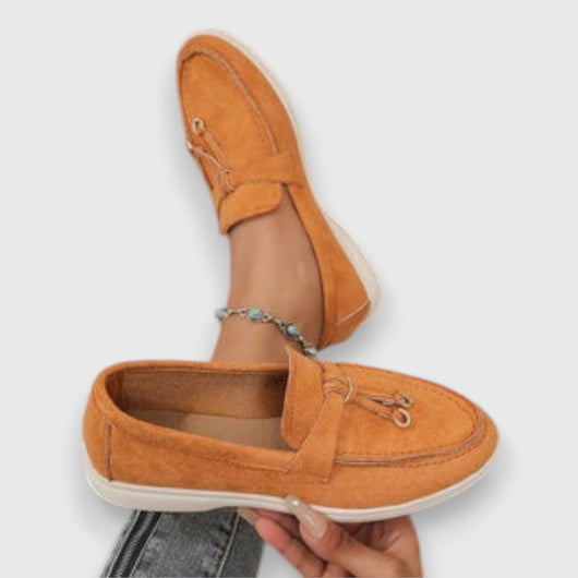 Pippa Wildleder-Loafer mit Quasten
