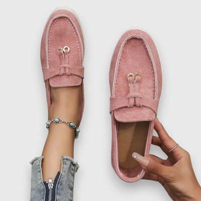 Pippa Wildleder-Loafer mit Quasten