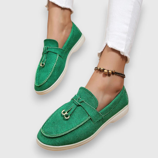 Pippa Wildleder-Loafer mit Quasten