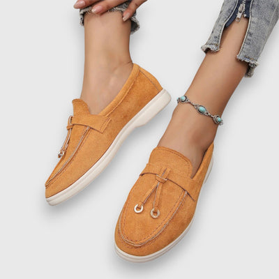 Pippa Wildleder-Loafer mit Quasten
