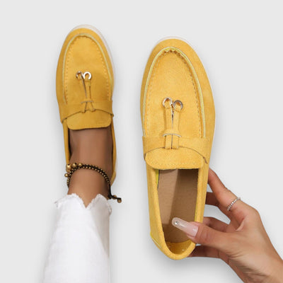 Pippa Wildleder-Loafer mit Quasten