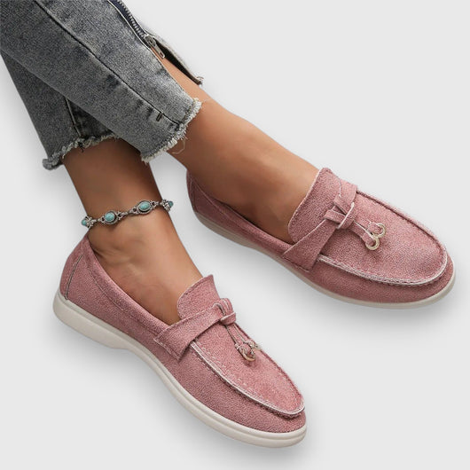 Pippa Wildleder-Loafer mit Quasten