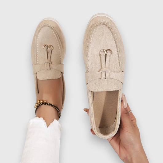Pippa Wildleder-Loafer mit Quasten