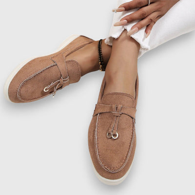 Pippa Wildleder-Loafer mit Quasten