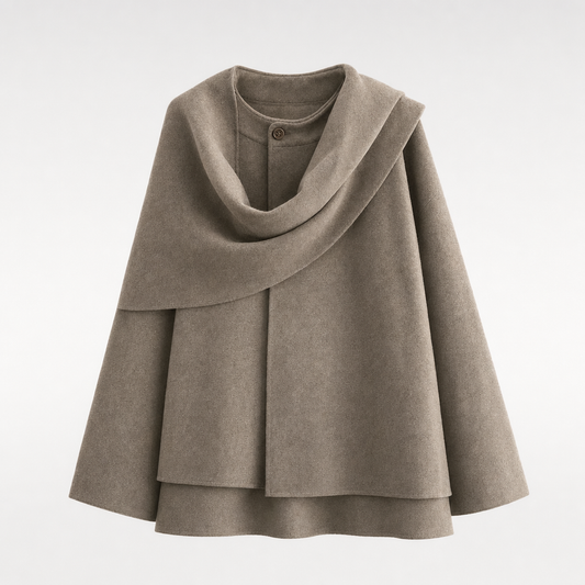 Oakworth Shawl Collar Padded Parka in dark khaki, product shot