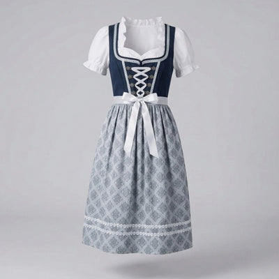 Elfriede | Oktoberfest Dirndl Kleid Damen Rüschenbluse Schürze Trachtenkleid