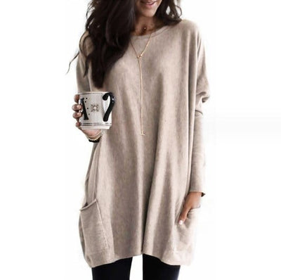 Sabina | Modischer Langer Damenpullover