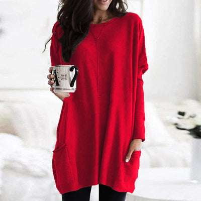 Sabina | Modischer Langer Damenpullover