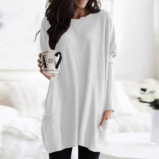 Sabina | Modischer Langer Damenpullover