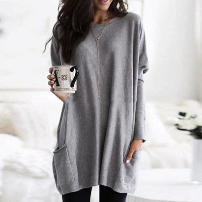 Sabina | Modischer Langer Damenpullover