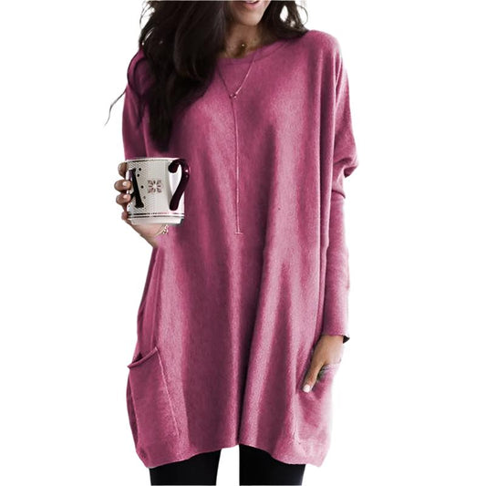 Sabina | Modischer Langer Damenpullover
