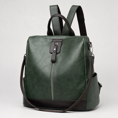 Perrott Convertible Backpack in green