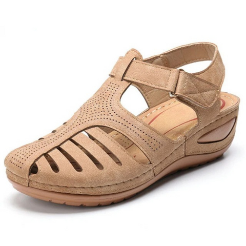 Karin | Damen Frühlings Cutout Walking Sandalen