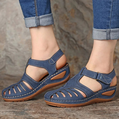 Karin | Damen Frühlings Cutout Walking Sandalen