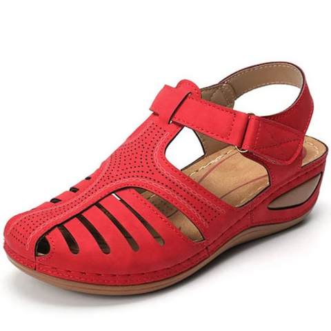 Karin | Damen Frühlings Cutout Walking Sandalen