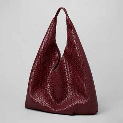Rushmere Slouch Hobo in dark red