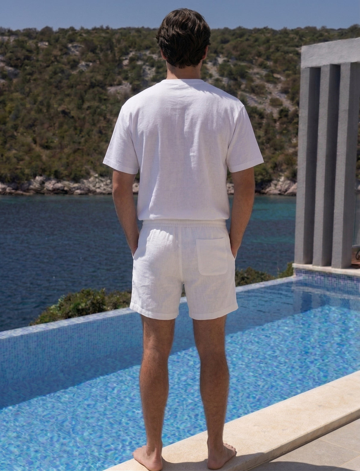 Riviera Leinenshorts