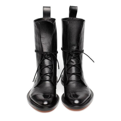 Greta | Stiefel Damen Schnürstiefel Echtleder Wasserdicht Winterstiefel