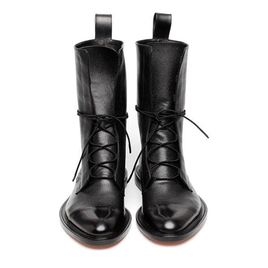 Greta | Stiefel Damen Schnürstiefel Echtleder Wasserdicht Winterstiefel