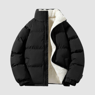 Charlotte | Winterjacke Damen Fleecegefütterte Kapuzen-Pufferjacke